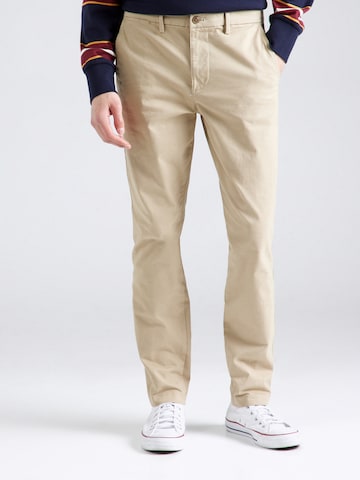 Skinny Pantaloni chino 'V-ESSENTIAL' di GAP in verde: frontale