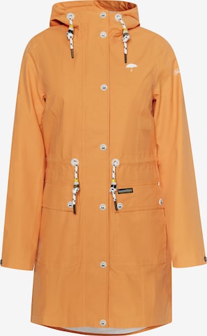 Manteau fonctionnel Schmuddelwedda en orange : devant