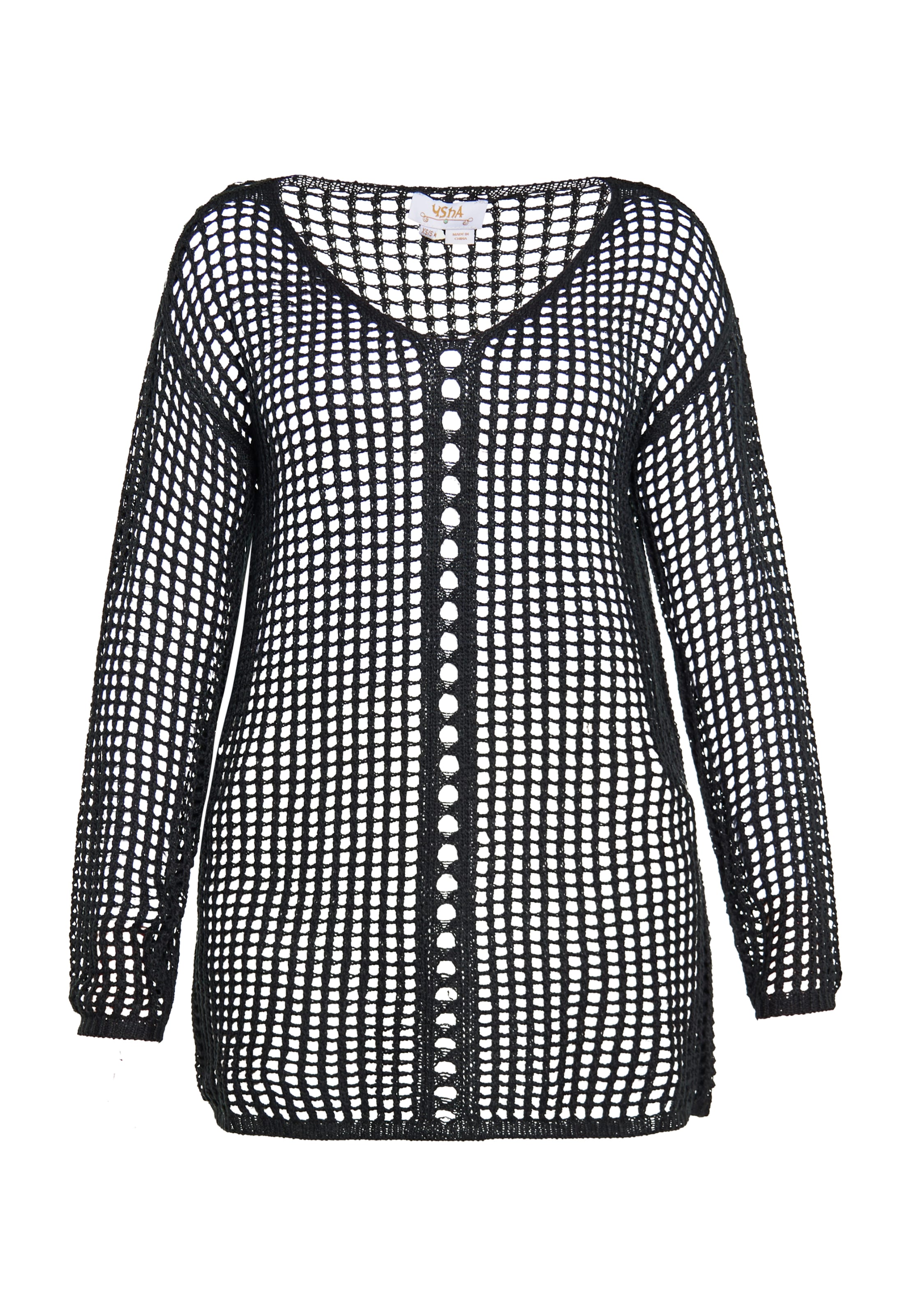 usha FESTIVAL Kampsun, värv must: eest vaates