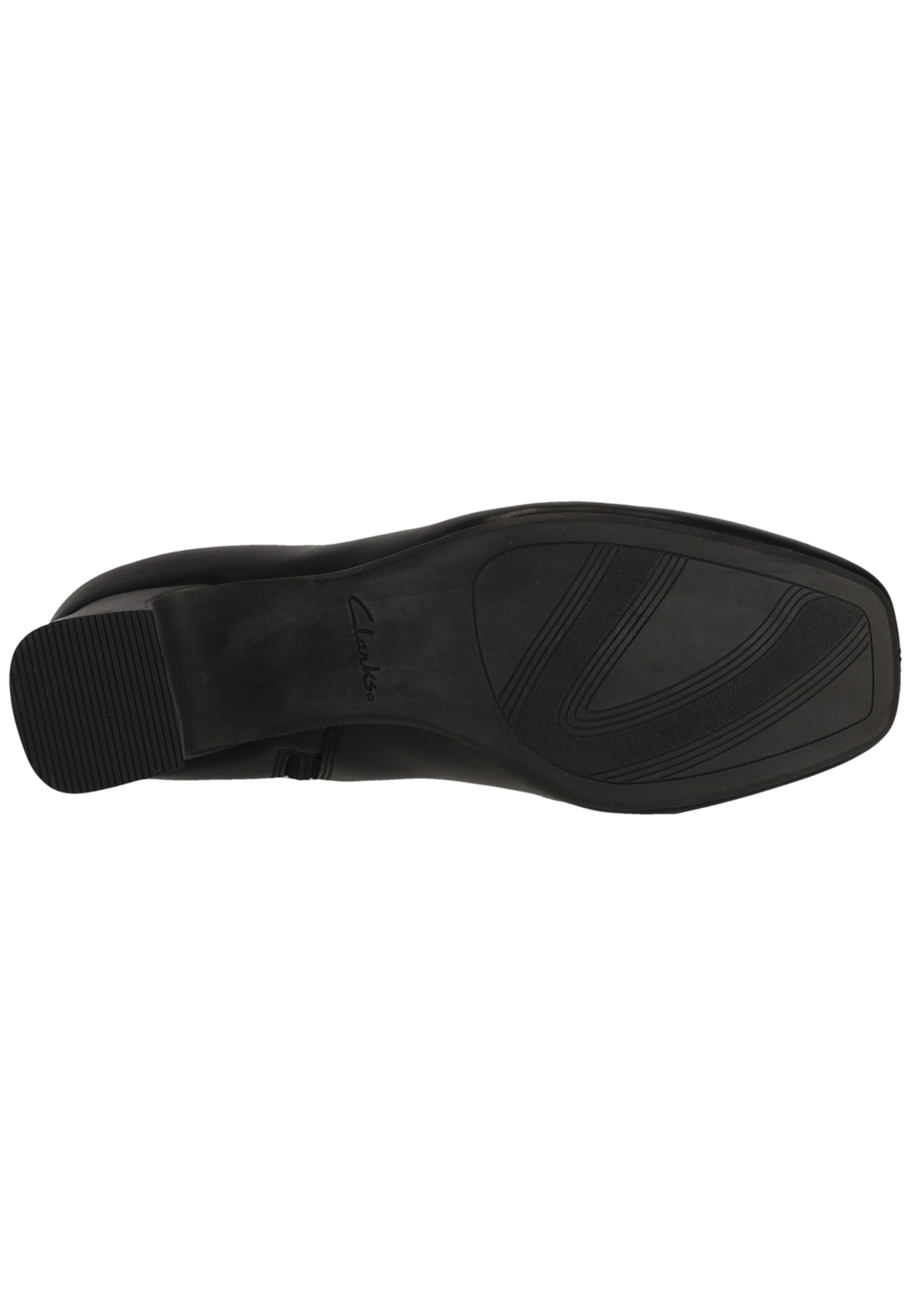 CLARKS Stiefelette 'Fernie Zip' in Schwarz