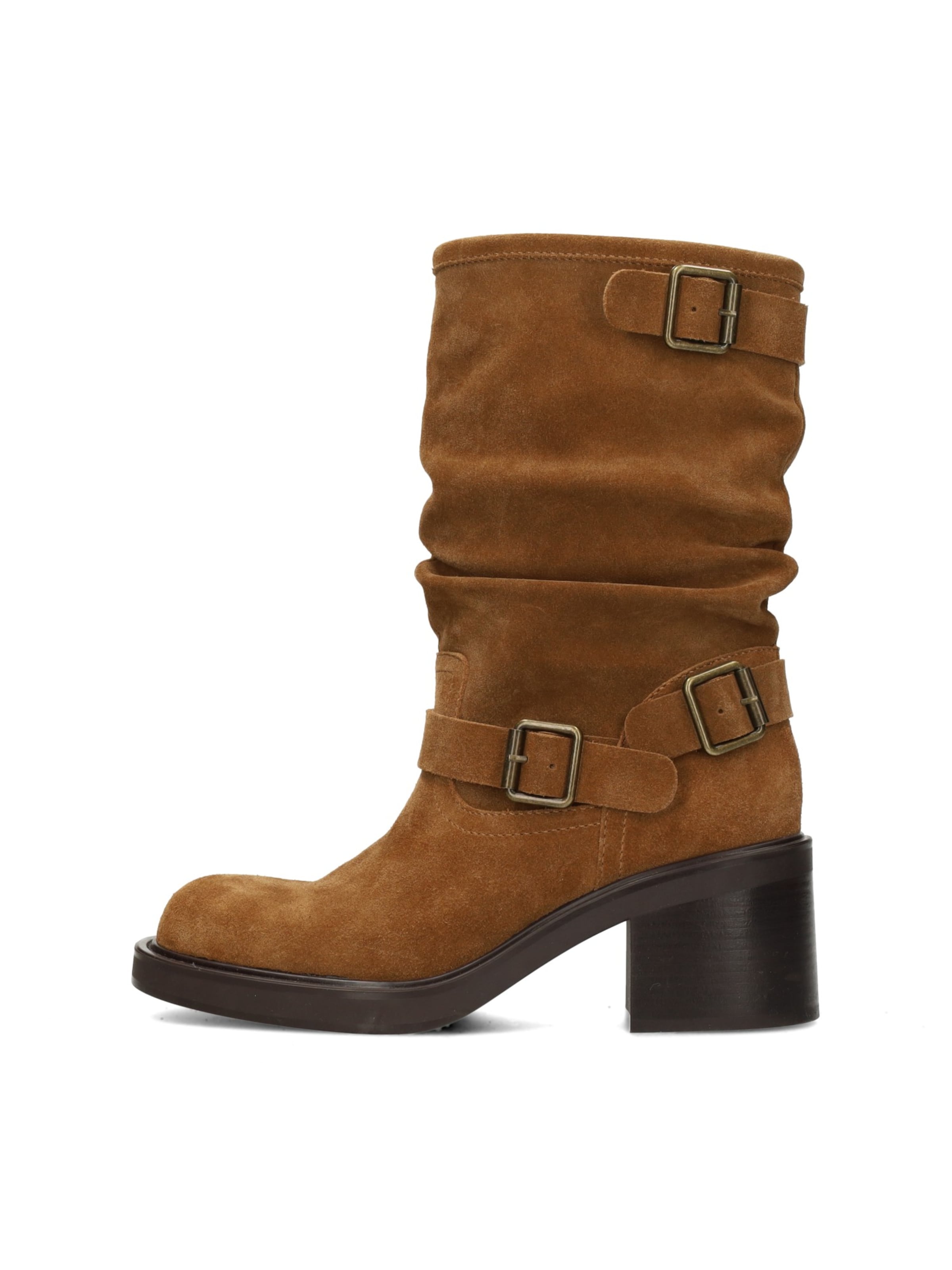 PS Poelman Boots 'Rachel' in Braun: Vorderseite