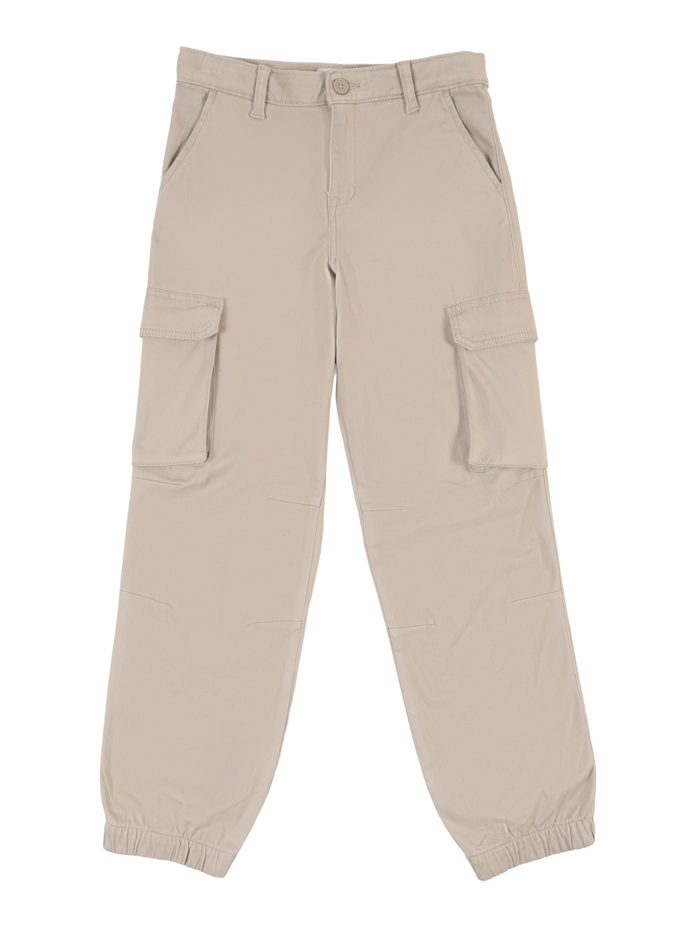 pelēks Abercrombie & Fitch Pakapēniski sašaurināts piegriezums Bikses: no priekšpuses