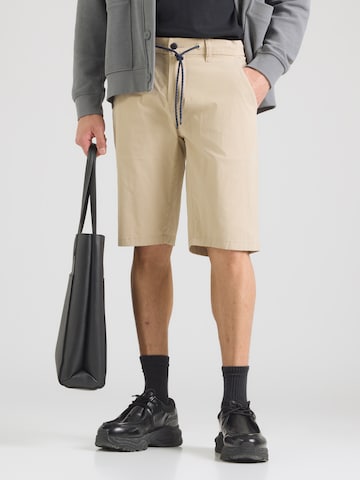 Regular Pantalon chino LERROS en beige : devant