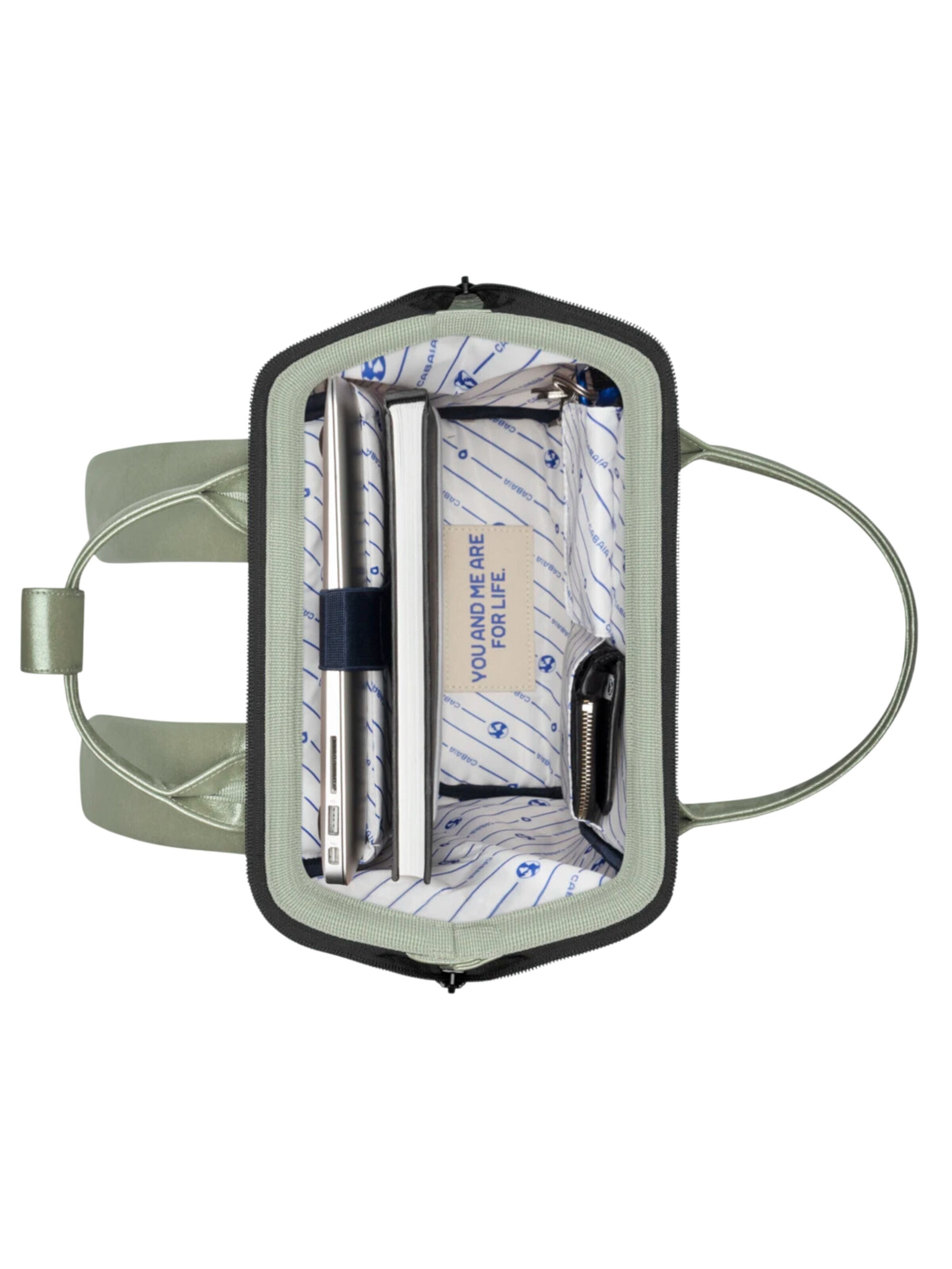 Cabaia Rucksack 'Riverdale S' in Grün