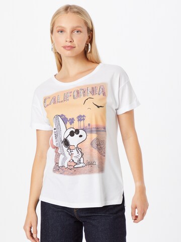 PRINCESS GOES HOLLYWOOD T-Shirt 'Snoopy California' in Weiß: predná strana