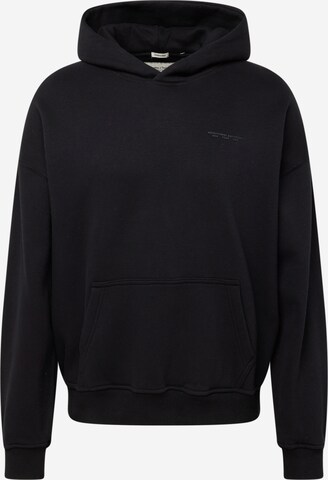 Abercrombie & Fitch Sweatshirt in Zwart: voorkant