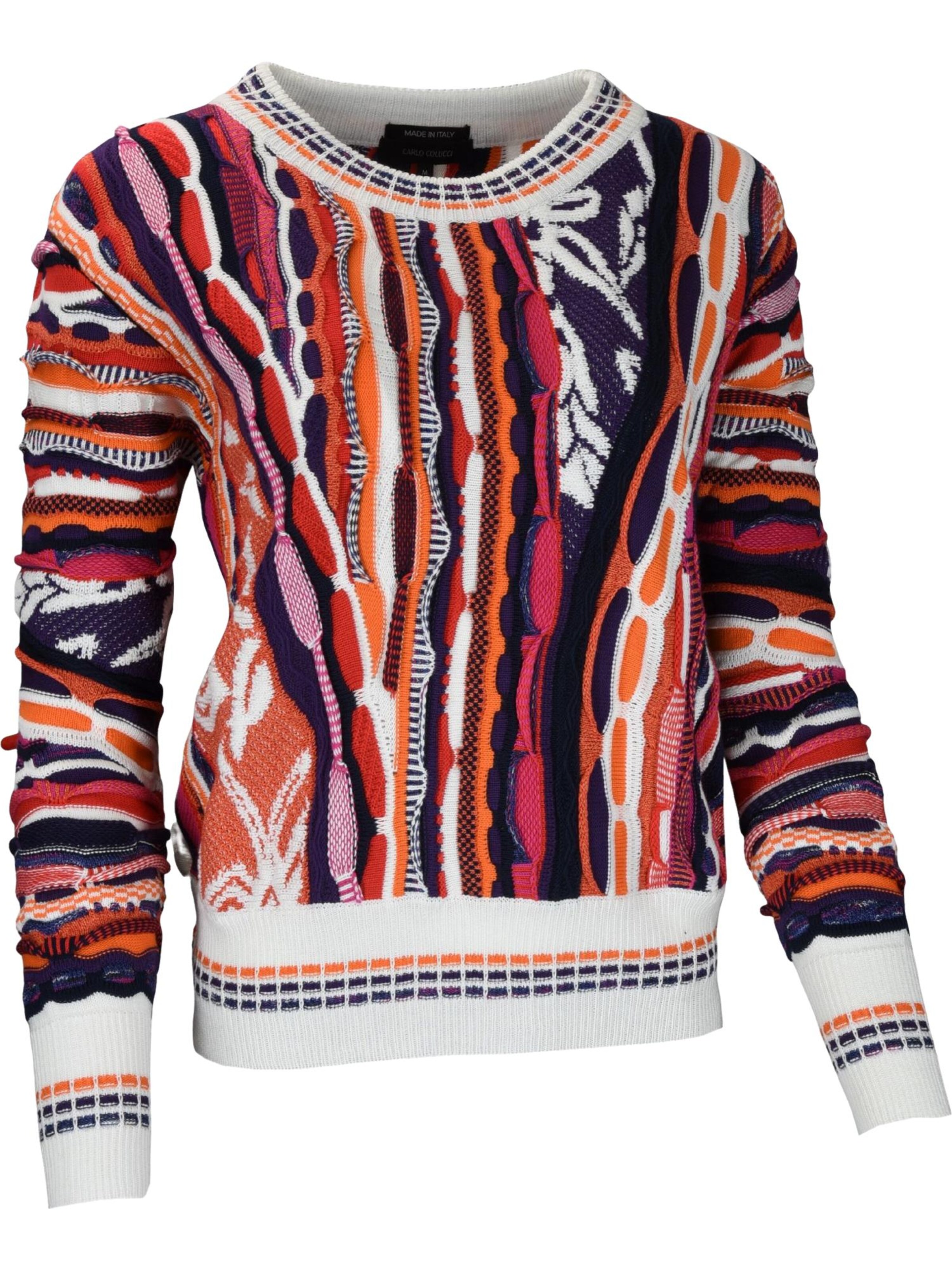 Carlo Colucci Pullover 'Castagnetti' in Mischfarben: Vorderseite