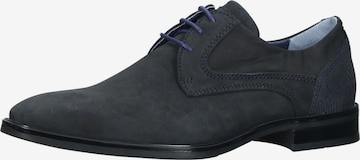 BULLBOXER Veterschoen in Blauw: voorkant