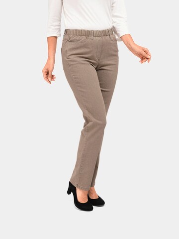 Goldner Regular Jeans 'Louisa' in Beige: predná strana