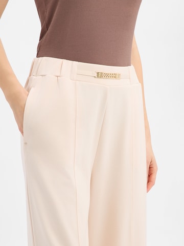 Liu Jo Loosefit Bandplooibroek in Beige