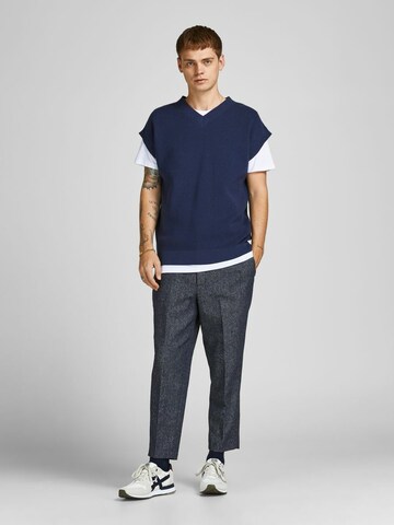 JACK & JONES Regular Trousers with creases in Grey