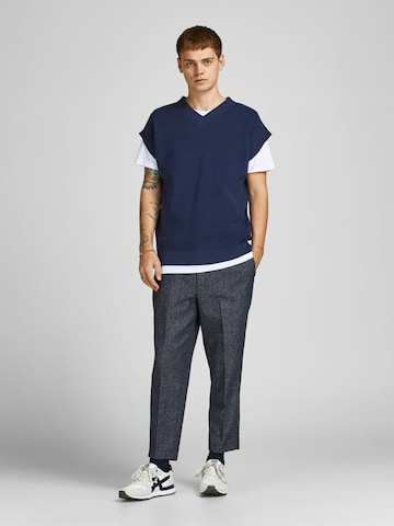 Regular Pantalon à plis JACK & JONES en gris