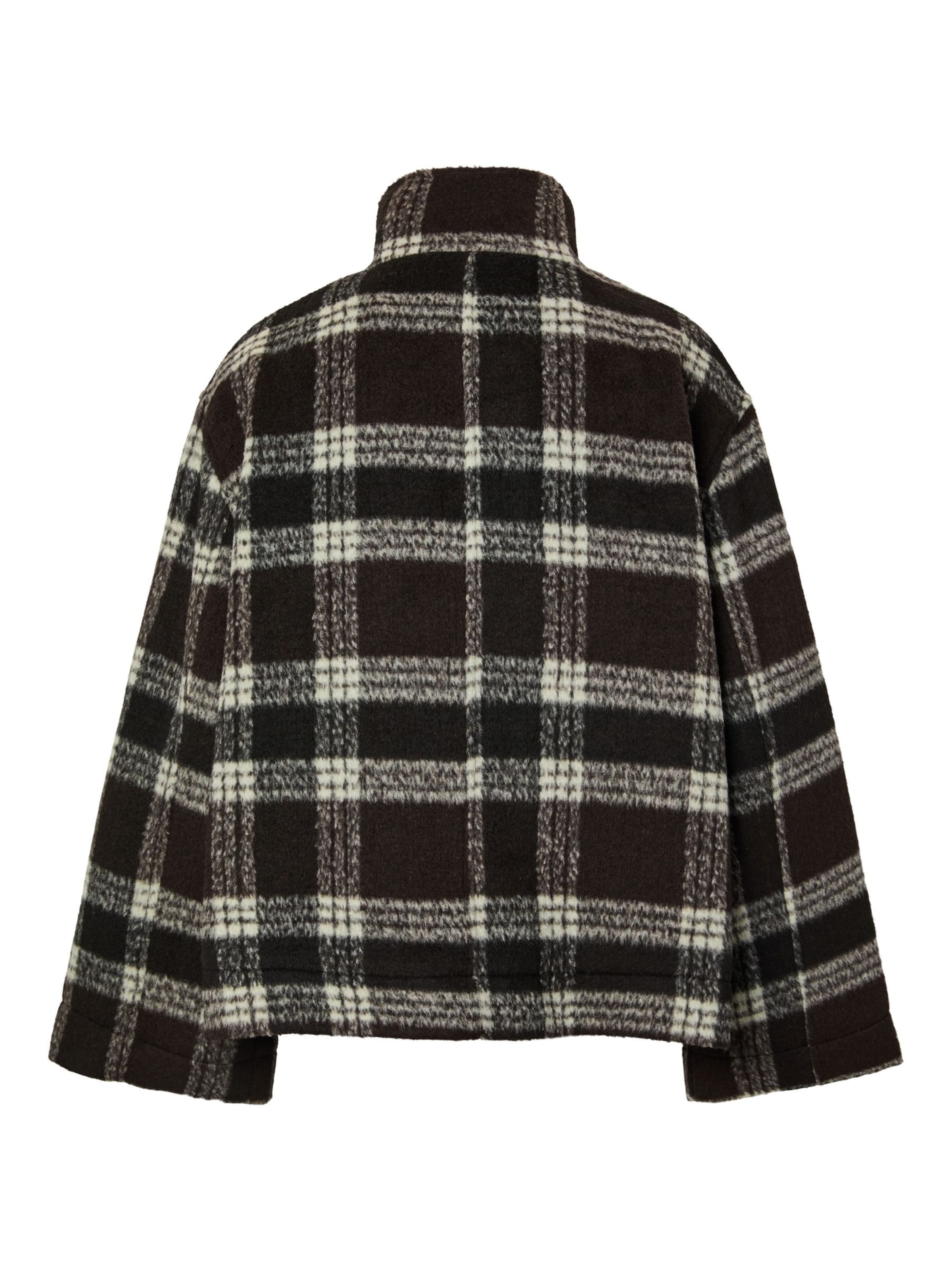 PIECES Jacke 'PCEVIE' in Braun