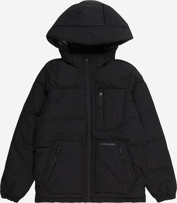 Jack & Jones Junior Vinterjakke 'JJEOtto' i sort: forside