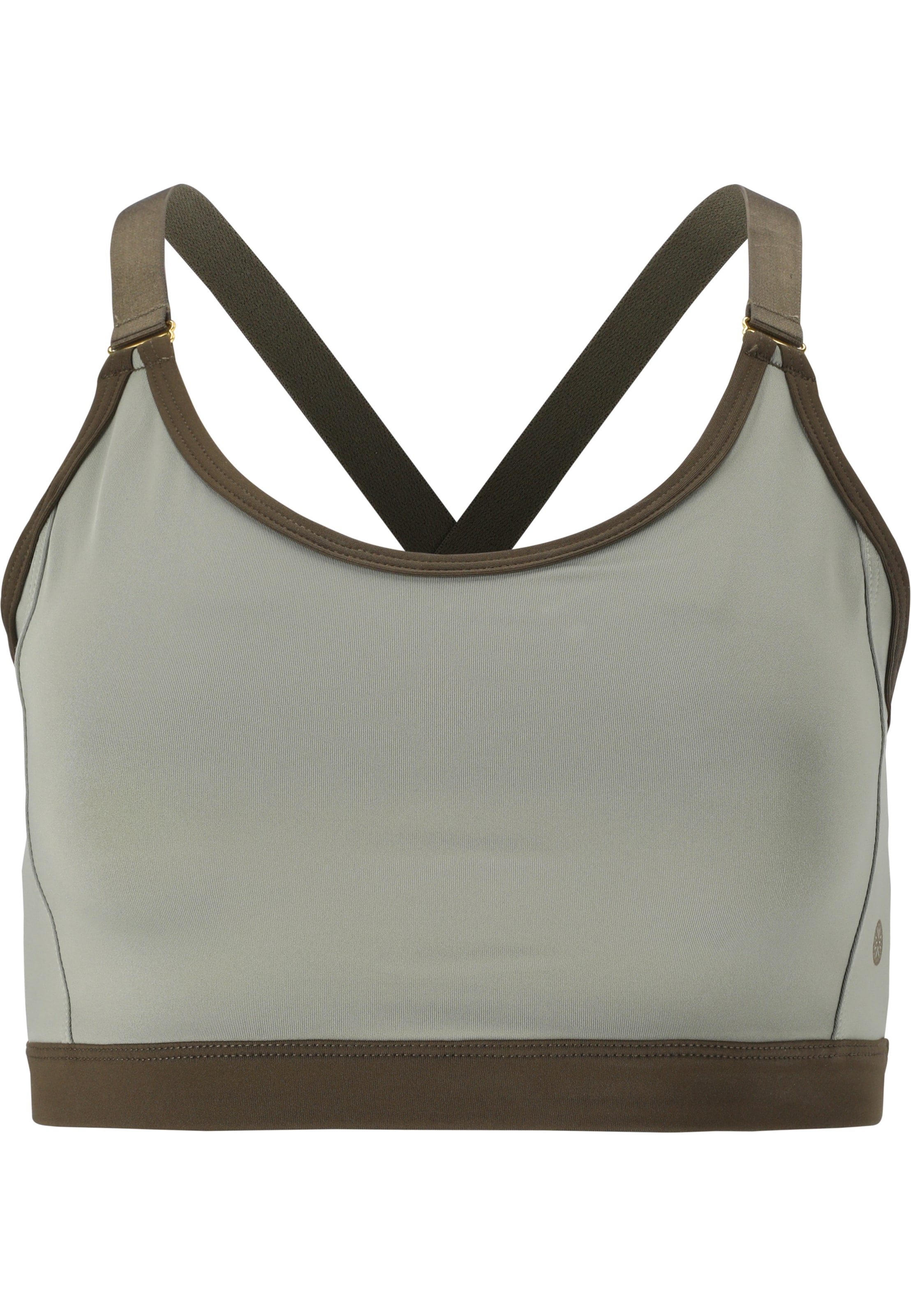 Athlecia - Soutien Bustier Soutien de desporto 'Sasha' em verde: frente