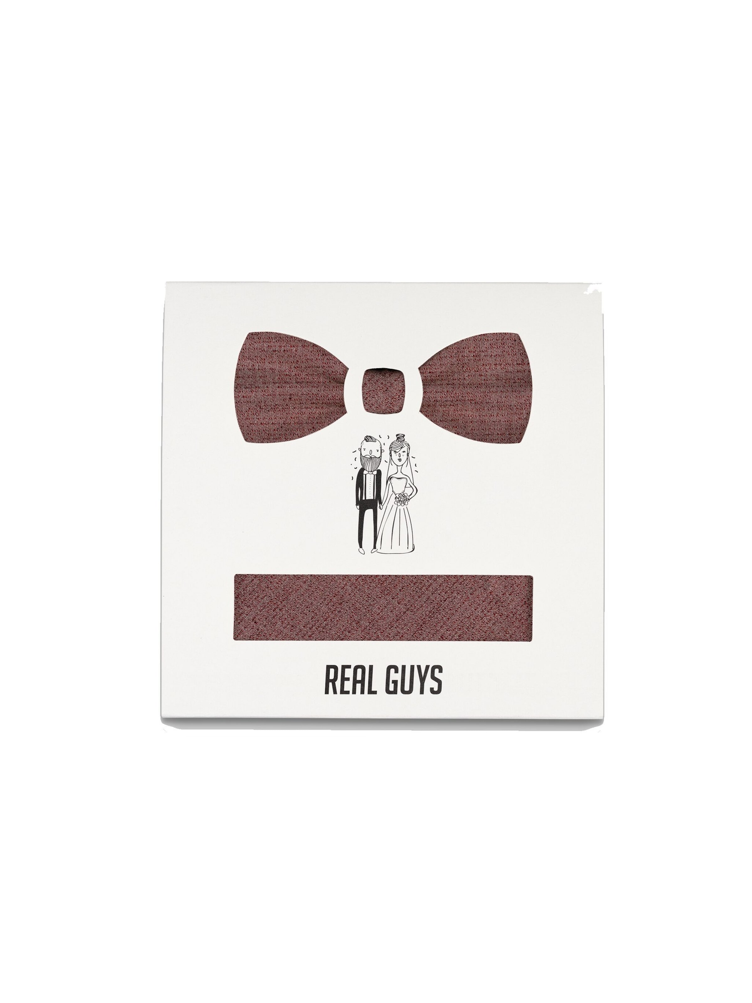 Real Guys Bow Tie in Red