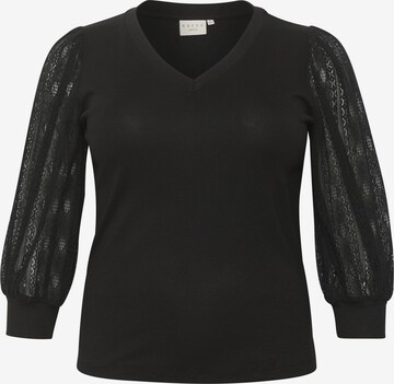 KAFFE CURVE Blouse 'melani ' in Black: front