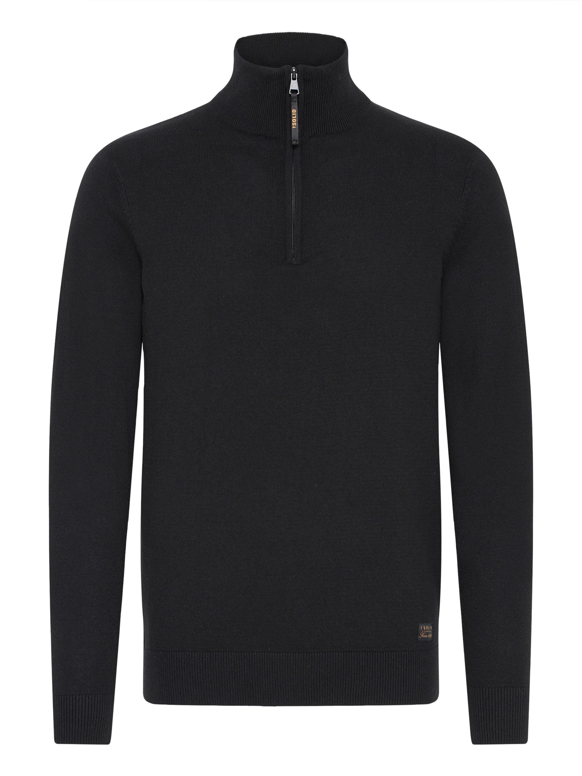 Pullover ' SDAKANVIS ' di !Solid in nero: frontale