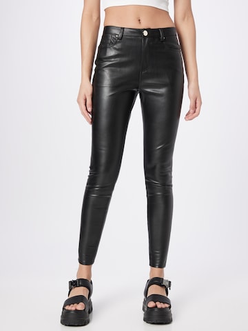 River Island Skinny Kalhoty – černá: přední strana