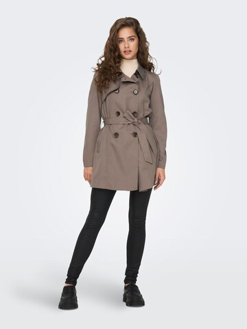 ONLY Between-Seasons Coat in Brown