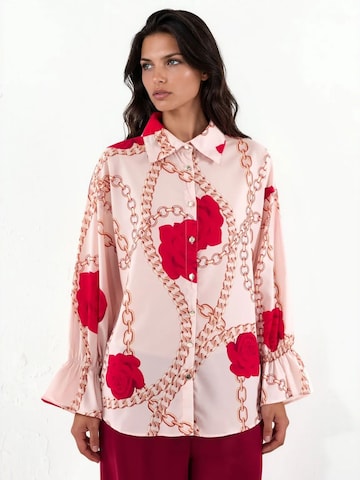 MSN Collection - Blusa em rosa: frente