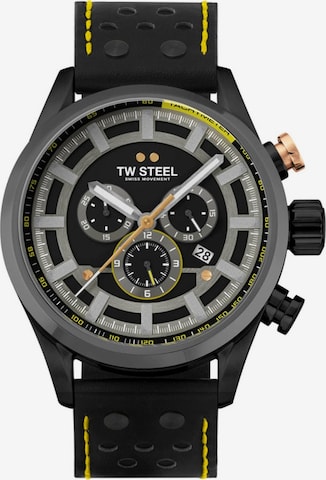 Montre à affichage analogique TW STEEL en noir : devant