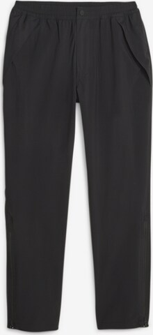 PUMA Regular Workout Pants in Black: front