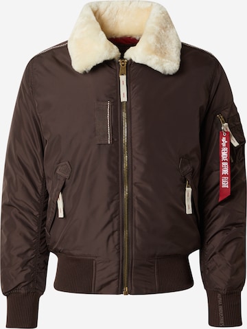 Geacă de primăvară-toamnă 'Injector III' de la ALPHA INDUSTRIES pe maro: față