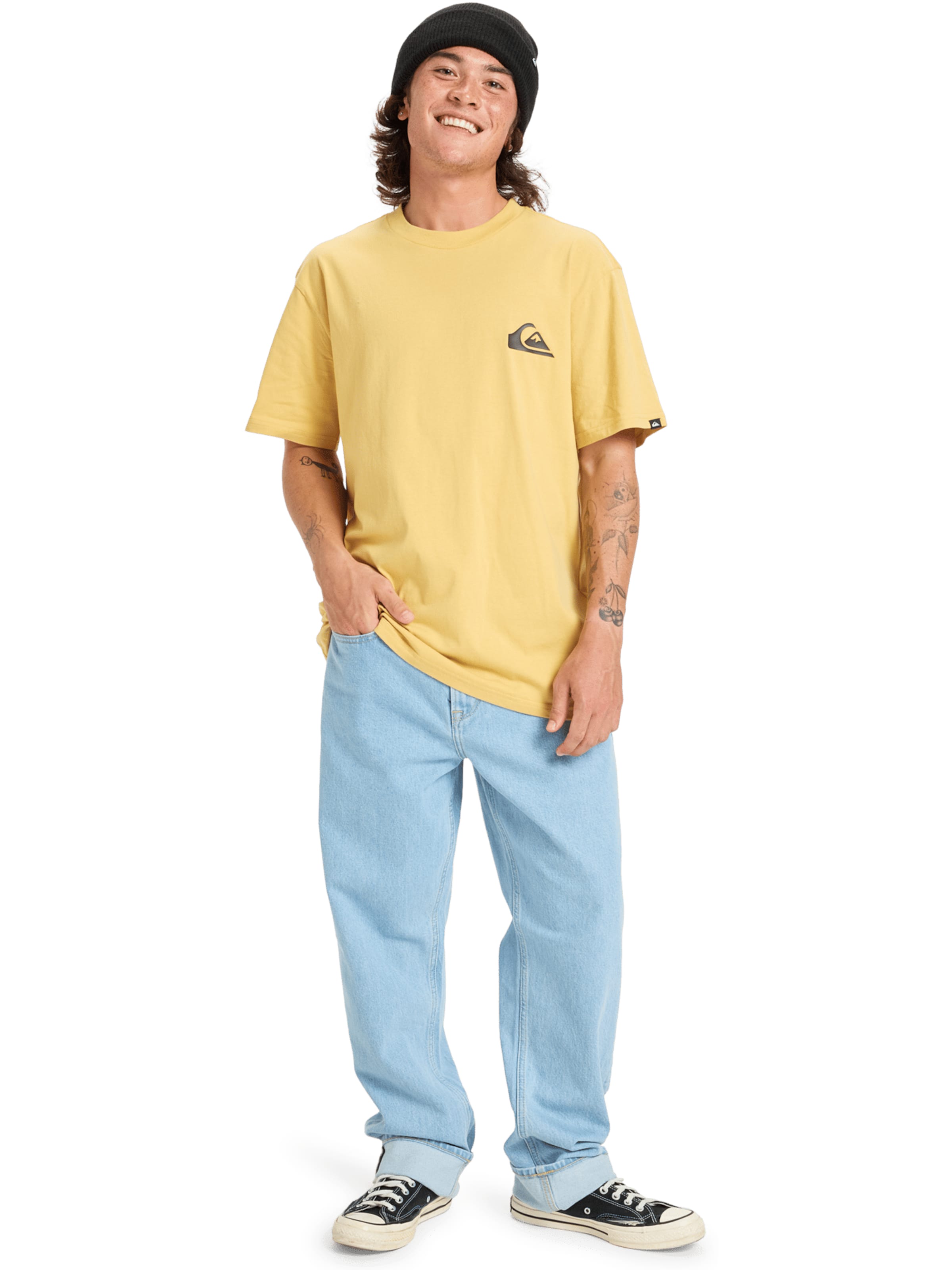 QUIKSILVER Performance Shirt in Yellow