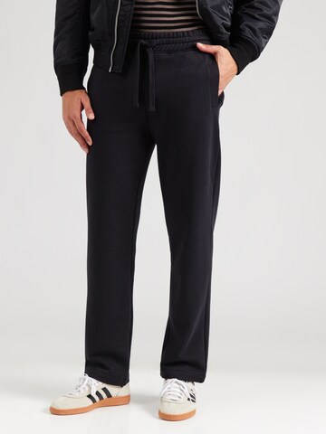 TOPMAN regular Παντελόνι σε μαύρο: μπροστά