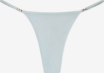 Bas de bikini Bershka en bleu : devant