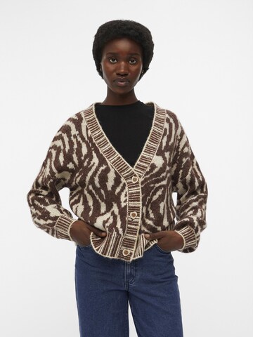 Cardigan 'Ursel' OBJECT en marron : devant