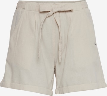 Oxmo Loose fit Pants 'OXLINA' in Beige: front