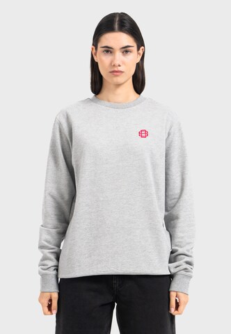 Oldskull Sweatshirt 'Retro Cherry Chaser Logo Graphic' in Grey