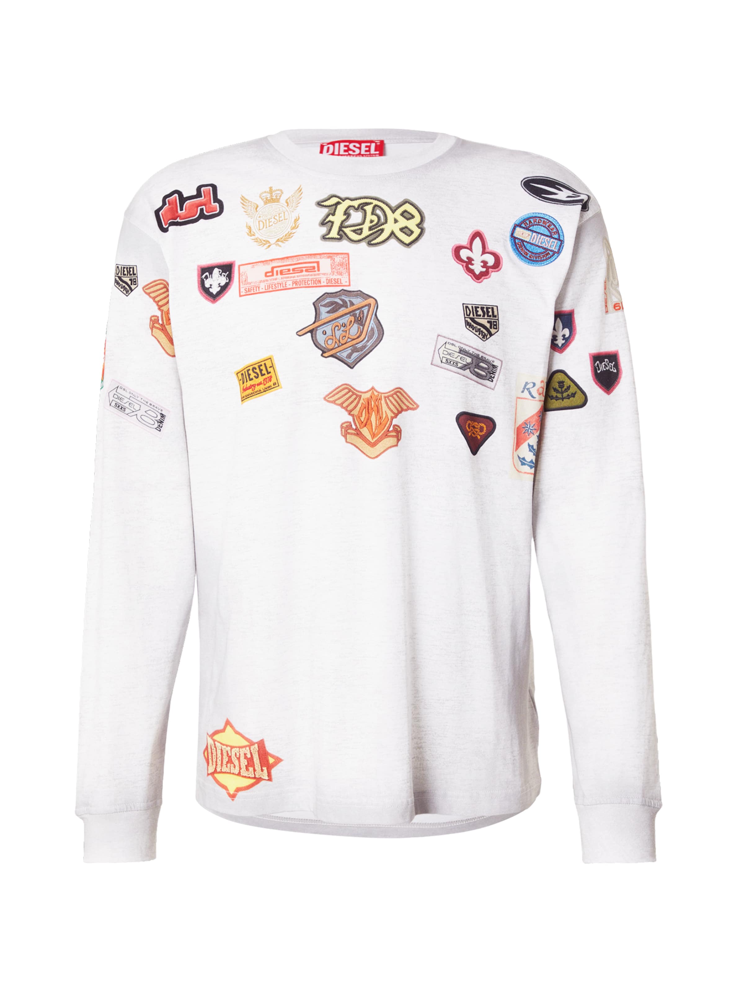 T-Shirt DIESEL en blanc : devant
