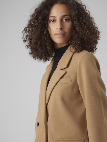 VERO MODA Between-Seasons Coat 'Vince Aura' in Brown