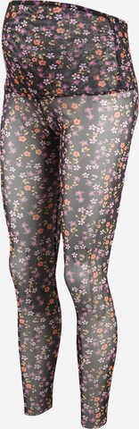 MAMALICIOUS Skinny Leggings 'Clementine' - fekete: elől