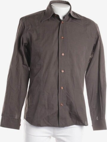 HUGO Button Up Shirt in S in Brown: front