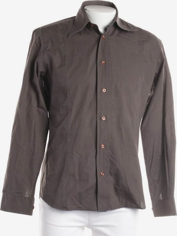 HUGO Red Button Up Shirt in S in Brown: front