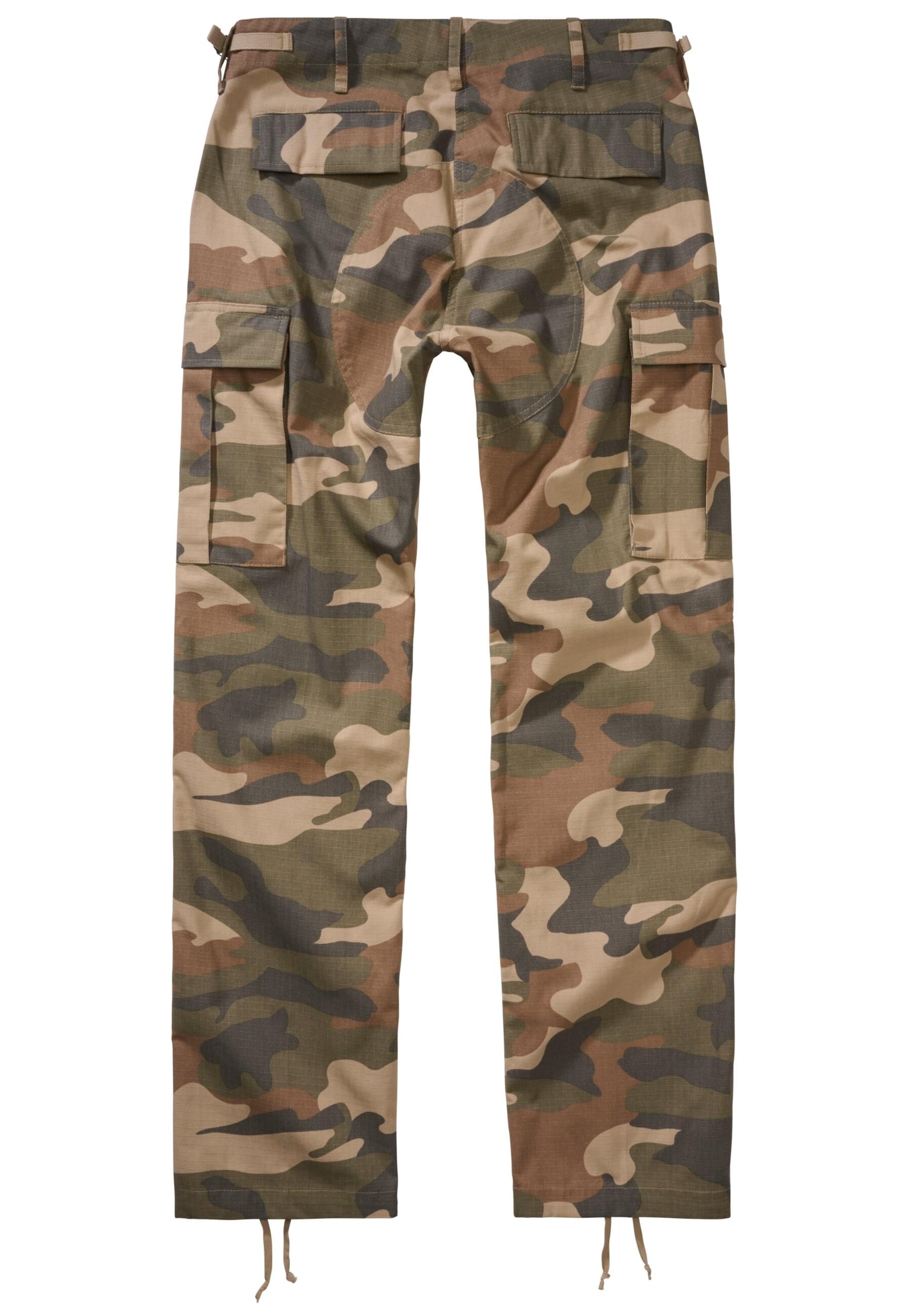 Coupe slim Pantalon cargo Brandit en vert