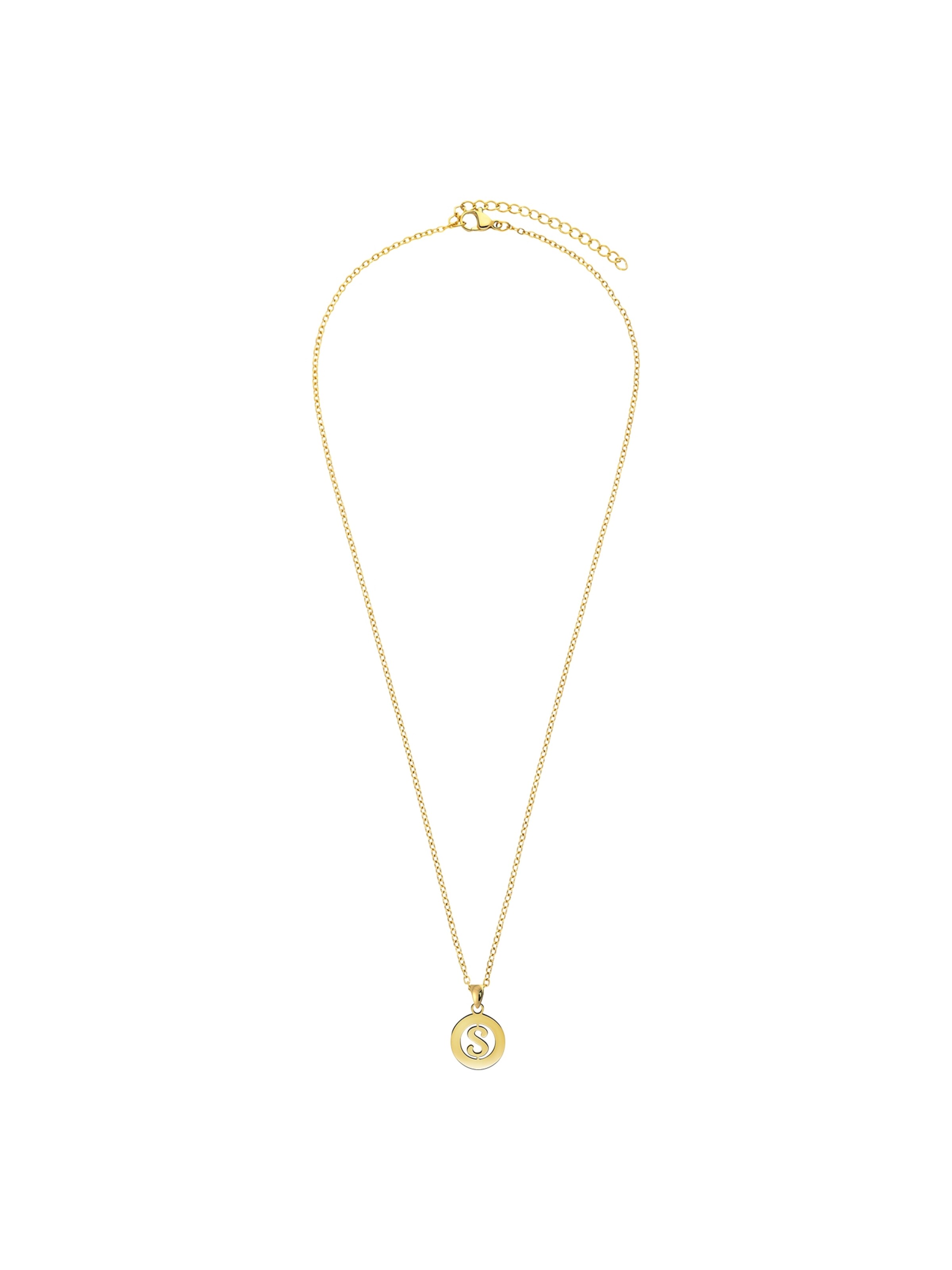 Lucardi Necklace in Gold: front