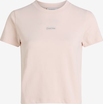 Calvin Klein Jeans T-Shirt in Pink: Vorderseite