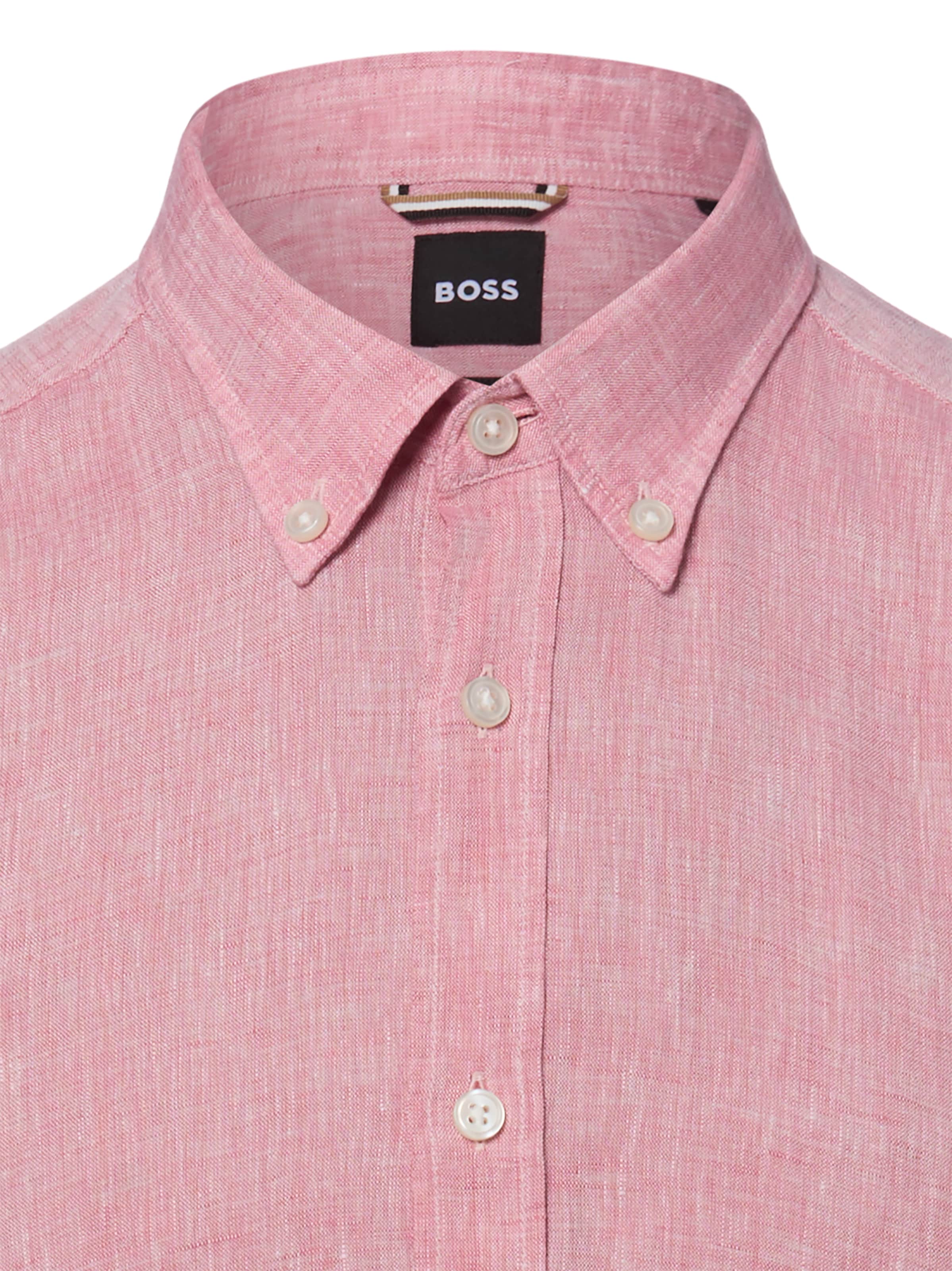 BOSS Regular fit Button Up Shirt in Pink