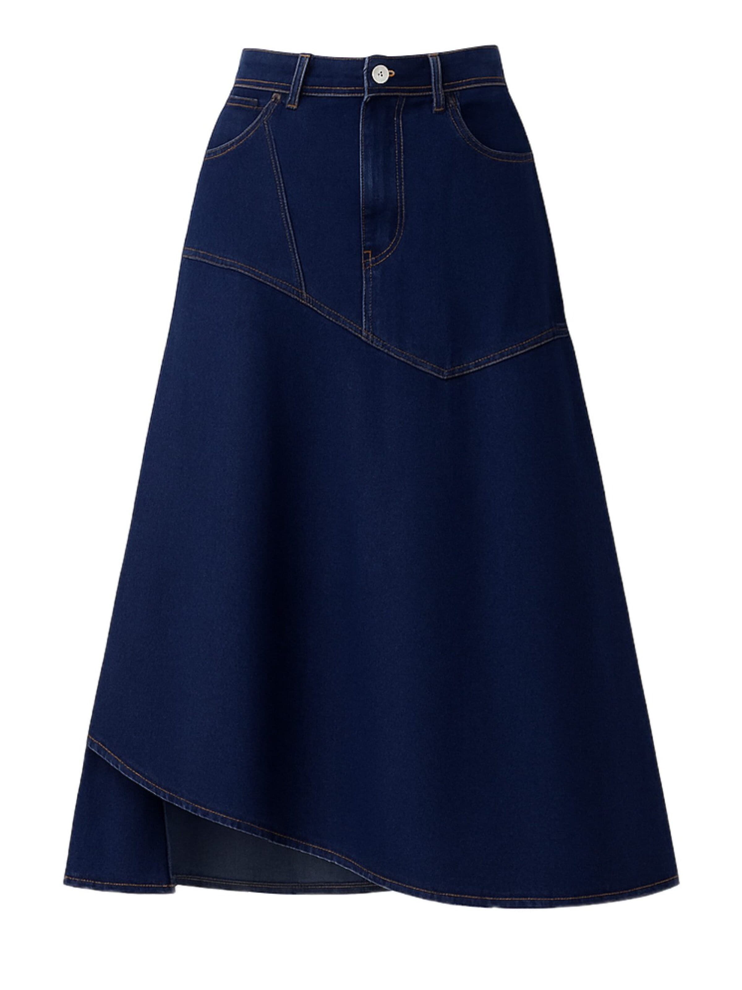 Touche Prive Skirt in Blue: front