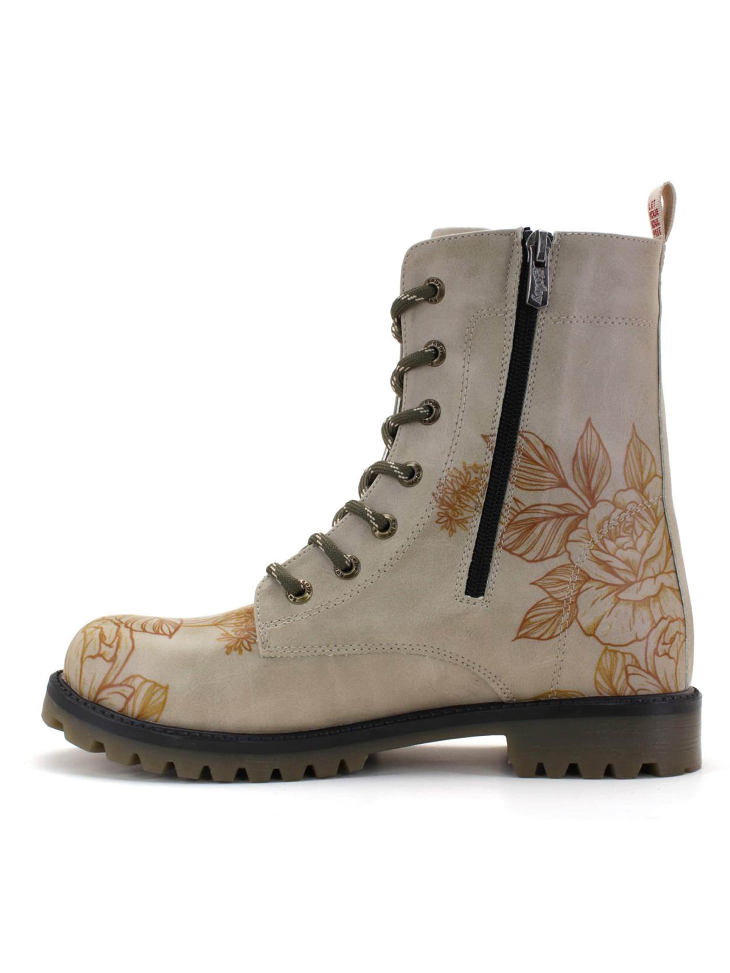 Bottes à lacets 'Goby MAT173' Goby en beige