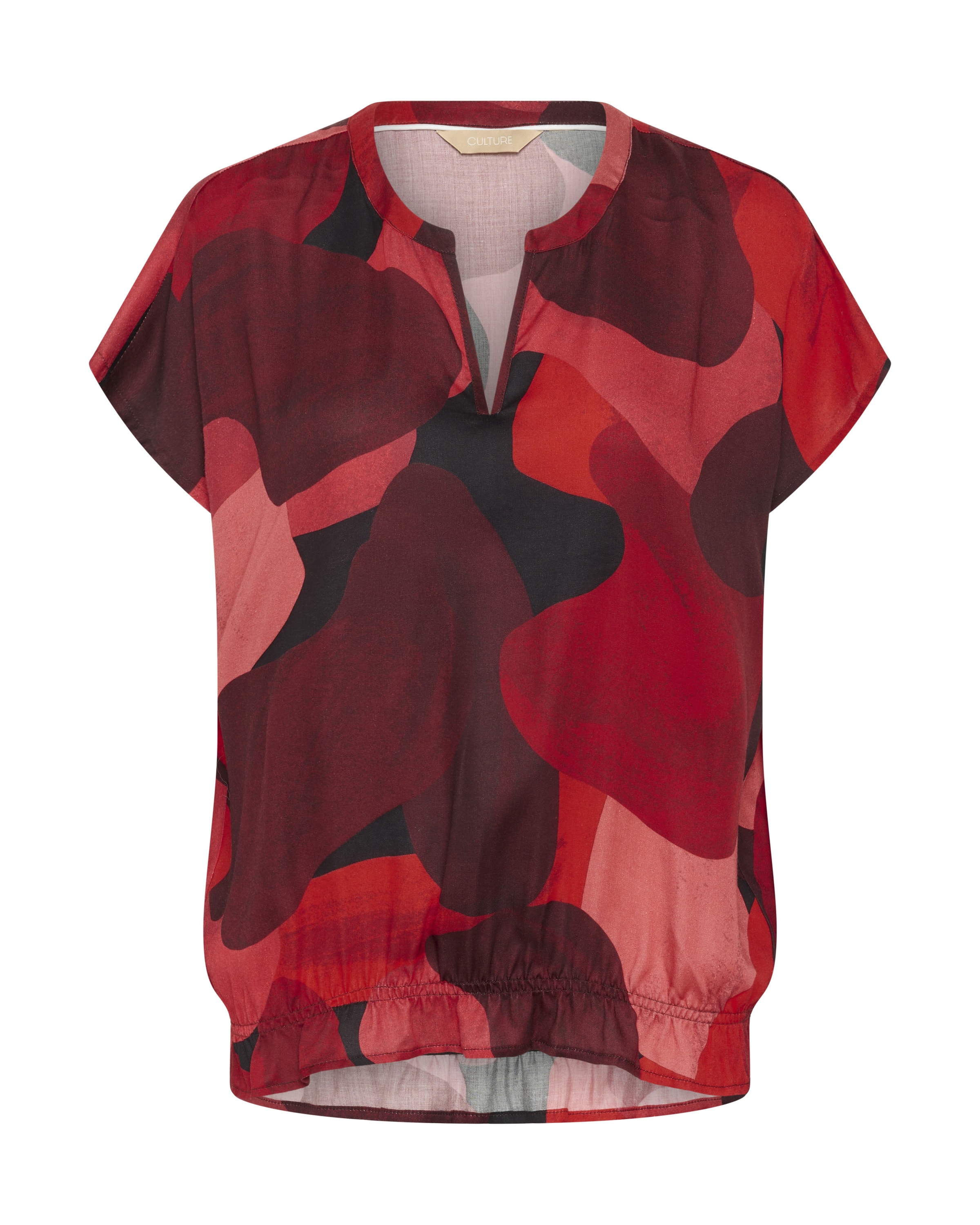 CULTURE Bluse 'Dana' i rød: forside