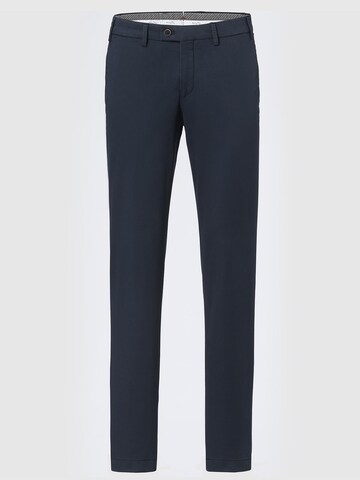 Hiltl Slimfit Chinohose 'Tilo I - Perfetto Twill'‌‌‌‌‌‌ in Blau: Vorderseite
