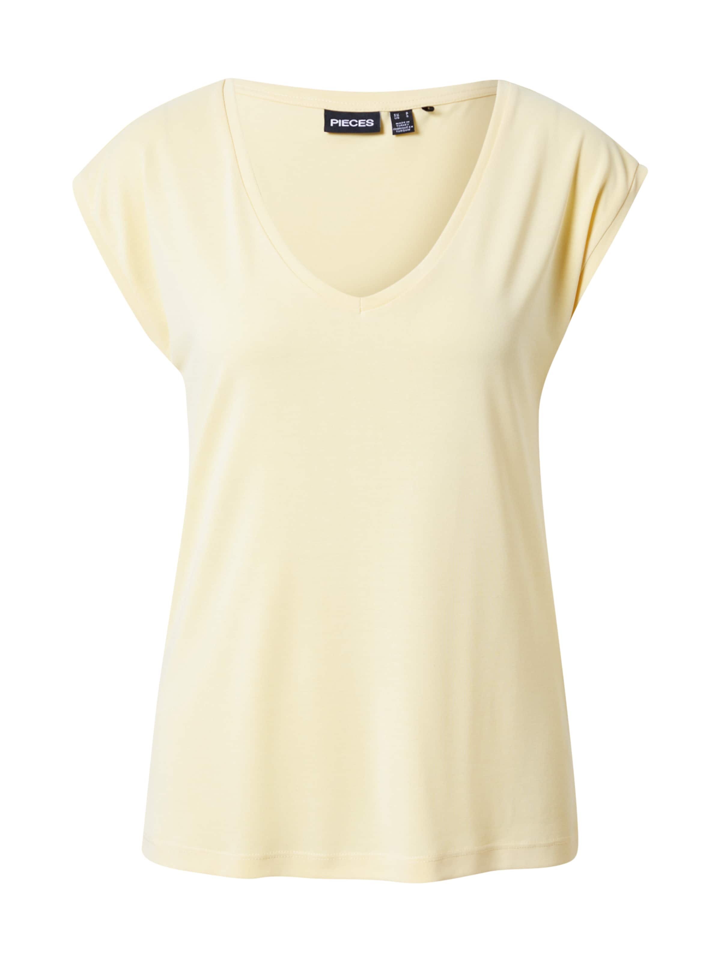 PIECES Shirts 'Kamala' i pastelgul, Produktvisning