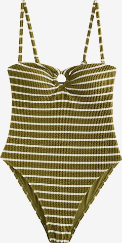 Next Bustier Uimapuku värissä vihreä: etupuoli
