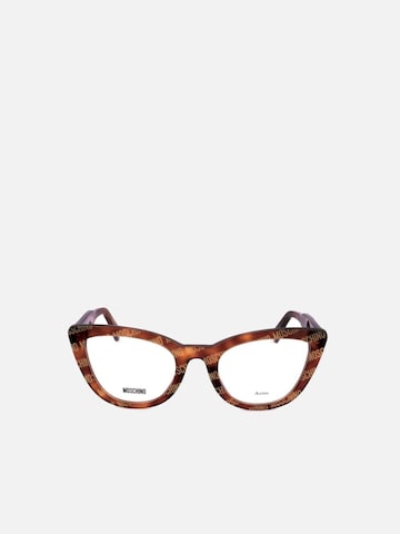 MOSCHINO Zonnebril 'Moschino MOS624 Havana pattern 50/21/140 WOMAN Eyewear Frame' in Bruin: voorkant